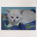 Cute Kitten Puzzle<br><div class="desc">A picture puzzle that will bring hours of pleasure to anyone who loves cats. This cute kitten puzzle would make an ideal gift or for your own pleasure.
Picture by: JACLOU-DL (Pixabay)</div>