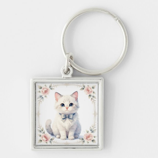 cute kitty cat keychain schlüsselanhänger (Vorne)