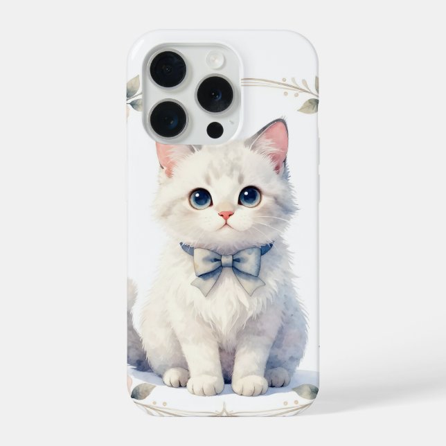 cute kitty cat phone case  iPhone hülle (Rückseite)