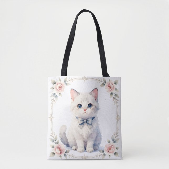 cute kitty cat tote bag (Vorderseite)