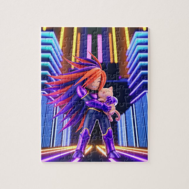 Cute kitty  puzzle (Vertikal)