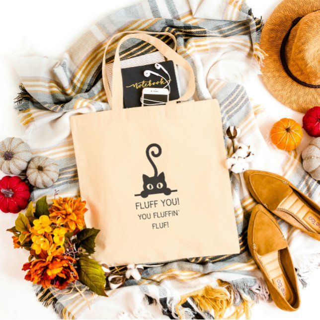 Cute Kitty Quote, Sassy Humor Gift for Cat Lovers Tragetasche (Von Creator hochgeladen)