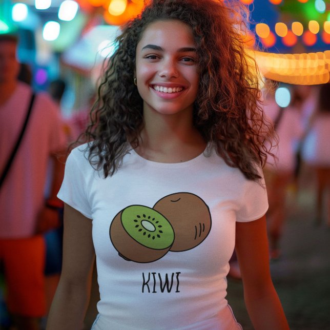 cute kiwi green summer aesthetic T-Shirt (Von Creator hochgeladen)