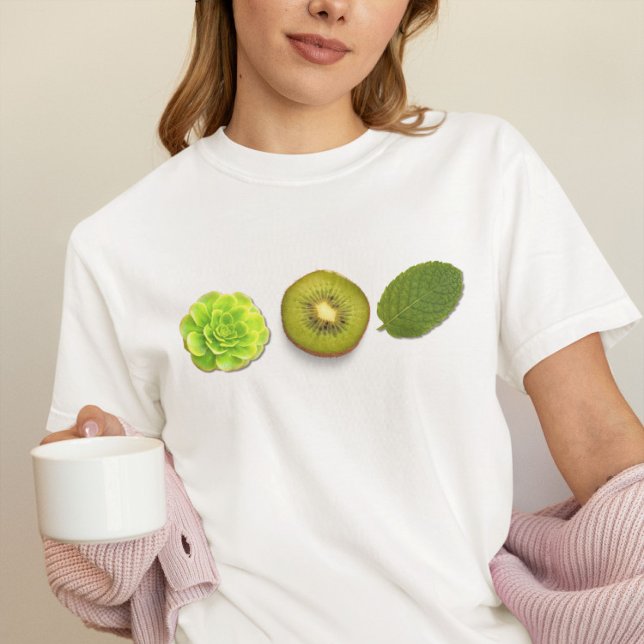 cute kiwi green summer aesthetic T-Shirt (Von Creator hochgeladen)