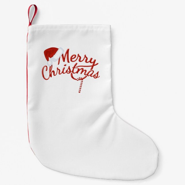 cute kleiner weihnachtsstrumpf (Vorderseite)