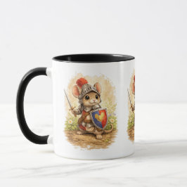 Cute Knight Mouse Coffee Mug – Brave Mouse Tasse
