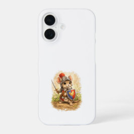 Cute Knight Mouse iPhone 16 Case Kawaii Hülle