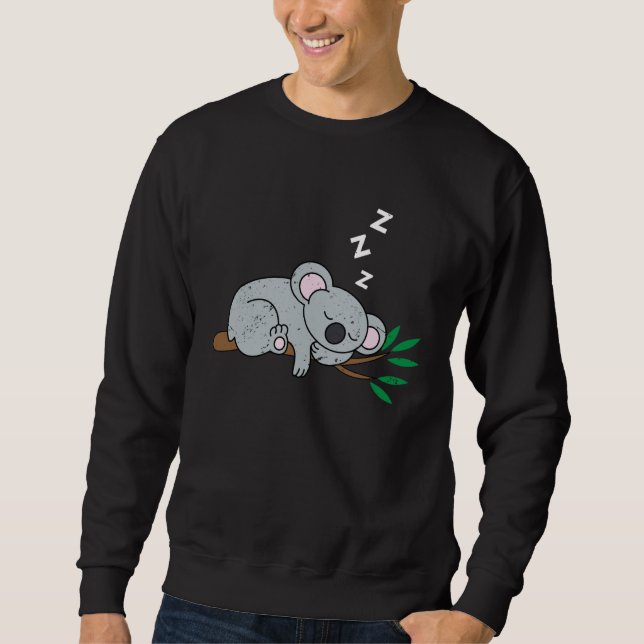 Cute Koala Bear  Sleeping Koala Animals Love Sweatshirt (Vorderseite)