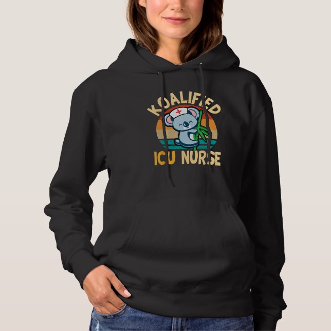 Cute Koala Bears Intensive Care Unit Koalified ICU Hoodie (Vorderseite)