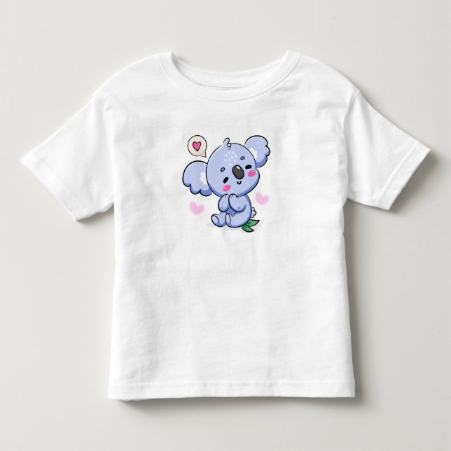 Cute Koala Rainbow Kawaii Tee (Vorderseite)