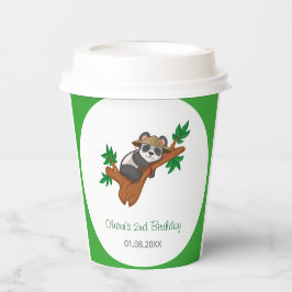 Cute Koala Wild Animal Jungle Kids Birthday Party Pappbecher