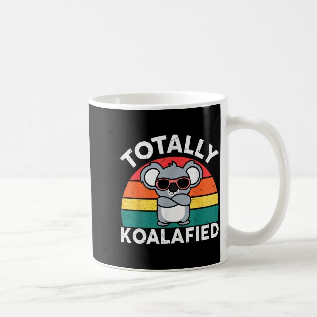 Cute Koalafied Shirt Dad Men Kids Boys Girls Women Kaffeetasse (Rechts)