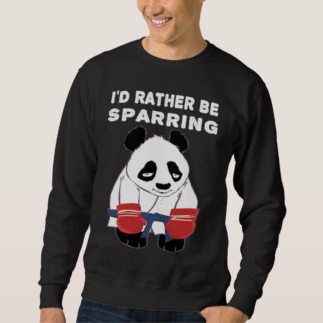 Cute Kung Fu Karate Panda Sweatshirt (Vorderseite)
