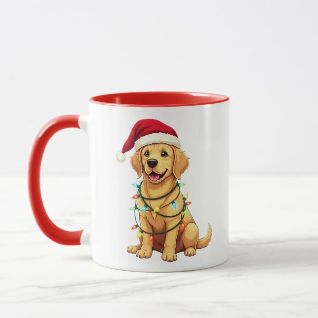 Cute Labrador Retriever Christmas Santa Pet Dog Lo Tasse (Links)