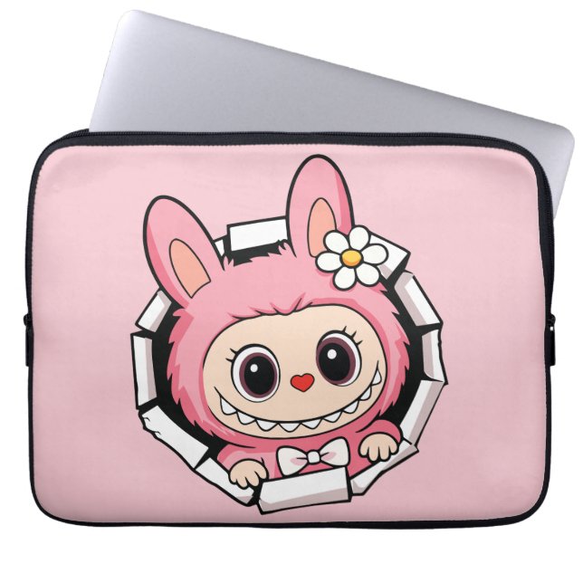 Cute Labubu Laptopschutzhülle (Vorderseite)