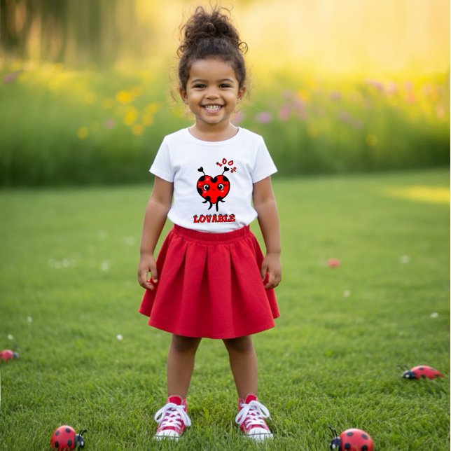 Cute ladybug  baby t-shirt (Von Creator hochgeladen)