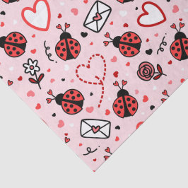 Cute Ladybug Pattern Tissue Paper Seidenpapier