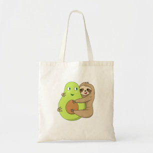 Cute Lazy Sloth Animal Avocado Lover Gift Hugging Tragetasche