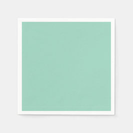 Cute Light Teal Solid Napkins Serviette