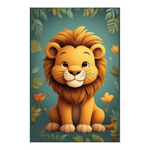 Cute Lion Nursery Jungle Animal Nursery Decor Safa