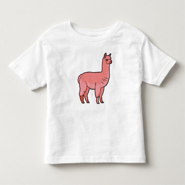 Cute little alpaca kleinkind t-shirt (Vorderseite)