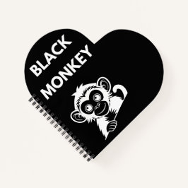 Cute Little Black Monkey Notizbuch