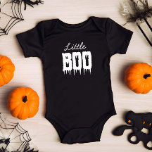 Cute Little BOO Drippy Script Fun Kid's Halloween