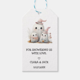 cute little boo girl First Halloween Baby shower Geschenkanhänger