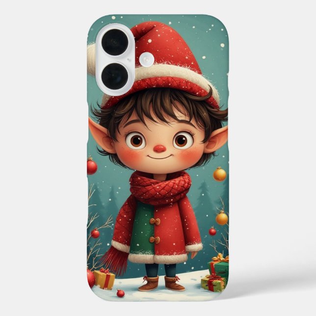 Cute Little Boy Elf iPhone / iPad case (Rückseite)