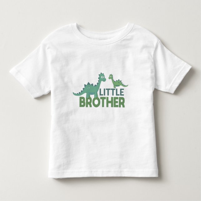 Cute Little Brother Dinosaur Kleinkind T-shirt (Vorderseite)