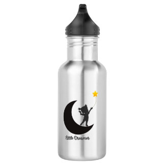 Cute Little Dreamer Moon & Star Kids water bottle Edelstahlflasche