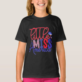 Cute Little Miss America 250 1776 to 2026 T-Shirt