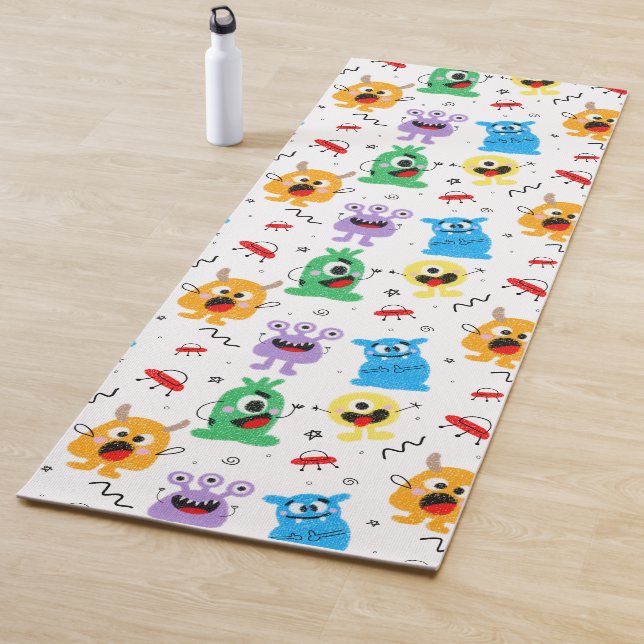 Cute Little Monsters Yogamatte (Beispiel)