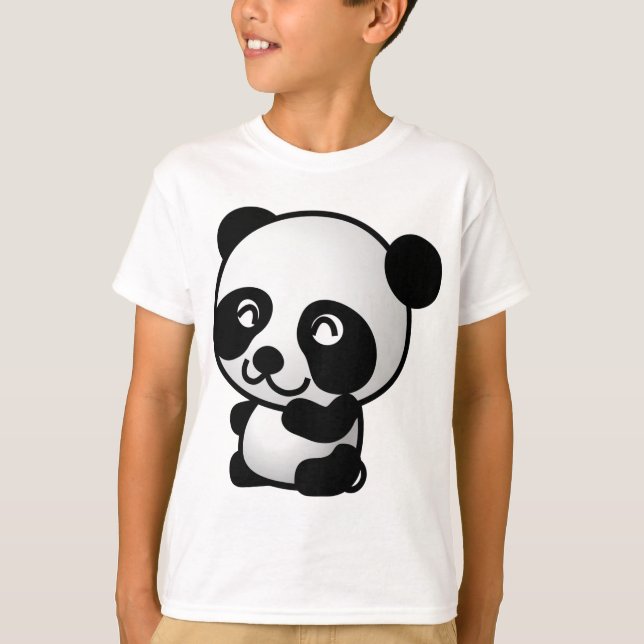 Cute little panda T-Shirt (Vorderseite)