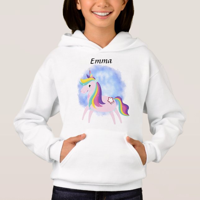 Cute little unicorn  hoodie (Vorderseite)