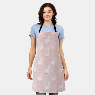 Cute llama seamless  schürze
