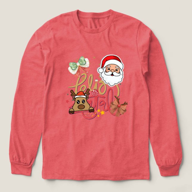 Cute long sleeved T-shirt for Girls  Tri-Blend Shirt (Design Vorderseite)