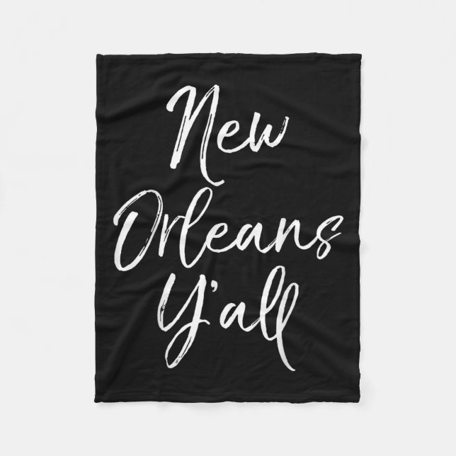 Cute Louisiana Quote For Women Funny Gift New Orle Fleecedecke (Vorderseite)