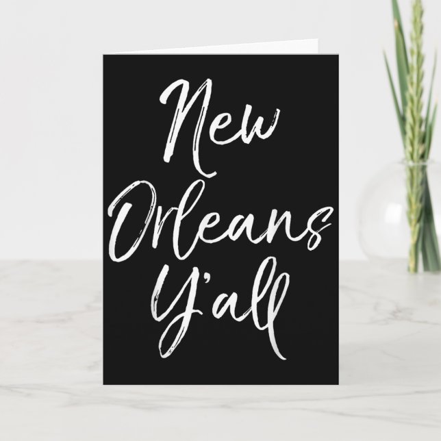 Cute Louisiana Quote For Women Funny Gift New Orle Karte (Vorderseite)