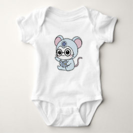 Cute lovely little mouse  baby strampler
