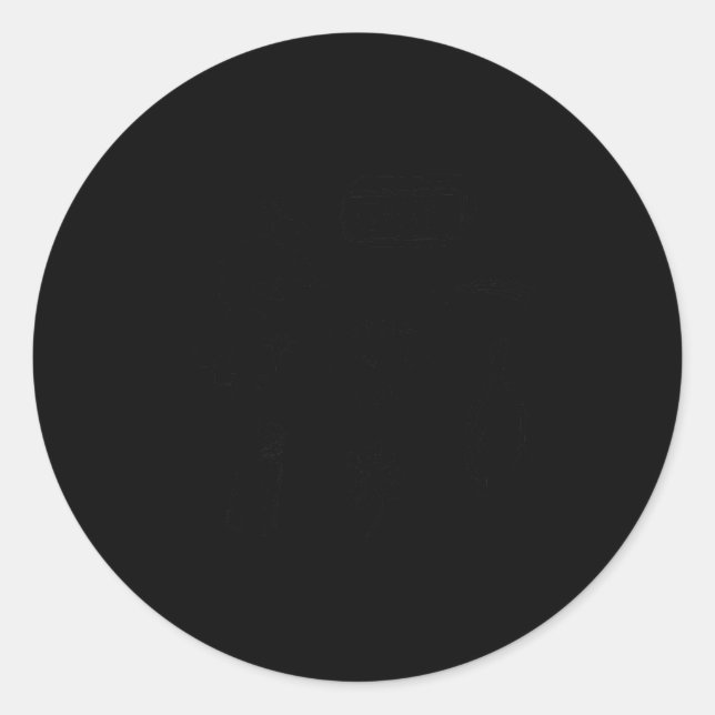 Cute Lucky Charm Collage  Runder Aufkleber (Vorderseite)