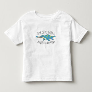 Cute Magical Liopleurodon Fantasy Prehistoric Ocea Kleinkind T-shirt