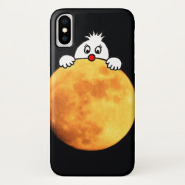 Cute man in the moon Case-Mate iPhone hülle
