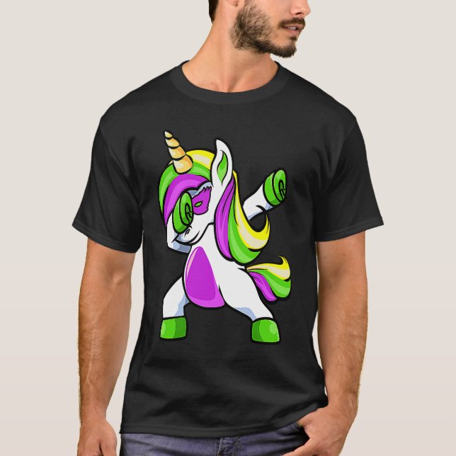 Cute Mardi Gras Clothes For Girls New Orlean Dabbi T-Shirt (Vorderseite)