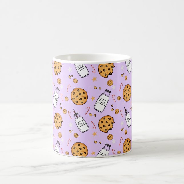 Cute Milk and Cookies Christmas Mug for Hot Drinks Kaffeetasse (Mittel)