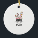 Cute Mimi Bunny T Shirt Easter Family Matching Out Keramik Ornament<br><div class="desc">Cute Mimi Bunny T Shirt Easter Family Matching Outfit T-Shirt</div>