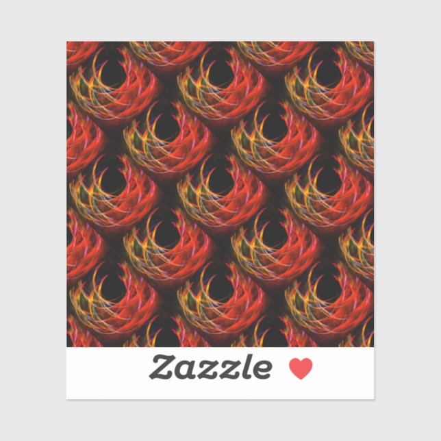 Cute Modern Boho Elegant Abstract Art Pattern #503 Aufkleber (Blatt)