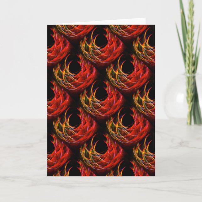 Cute Modern Boho Elegant Abstract Art Pattern #503 Karte (Vorderseite)