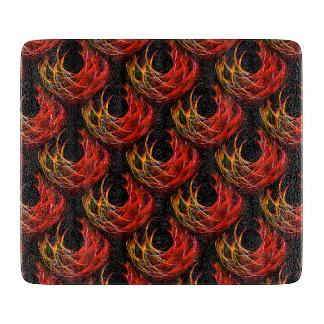 Cute Modern Boho Elegant Abstract Art Pattern #503 Schneidebrett (Vorderseite)