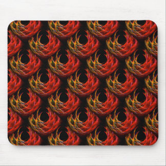 Cute Modern Boho Elegantes abstraktes Kunstmuster Mousepad